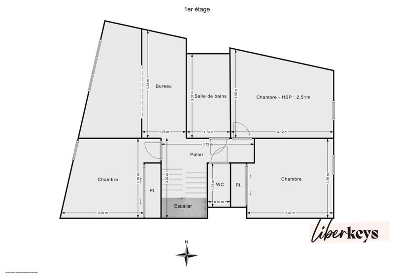 Duplex - 193 m² - 5 pièces