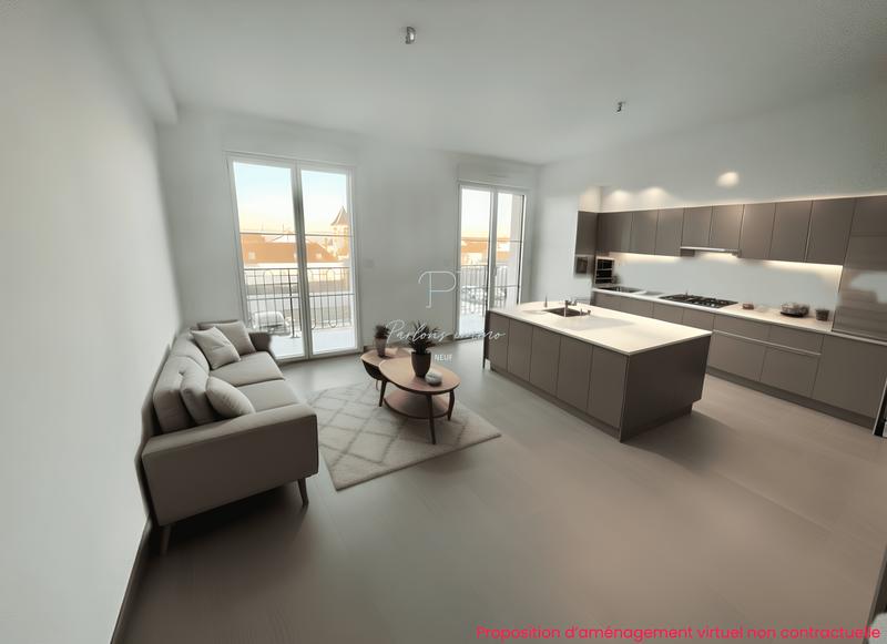 Appartement - 65 m² - 3 pièces