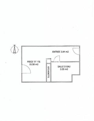 Appartement - 18 m² - 1 pièce