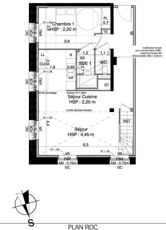 Loft - 104 m² - 4 pièces
