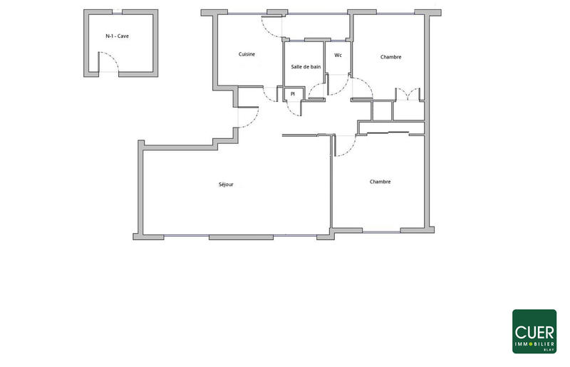 Appartement - 68 m² - 3 pièces