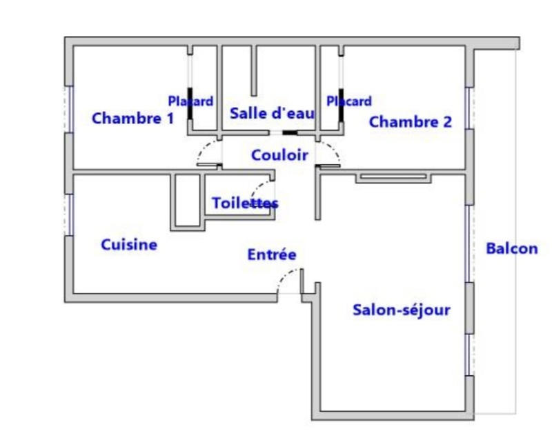Appartement - 76 m² - 3 pièces
