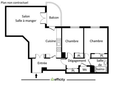 Appartement - 68 m² - 3 pièces