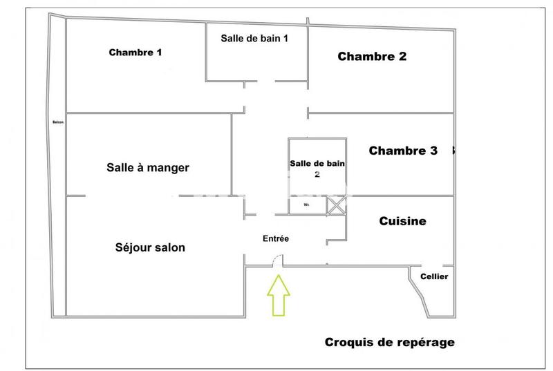 Appartement ancien - 105 m² - 5 pièces