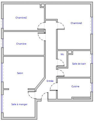 Appartement - 75 m² - 5 pièces