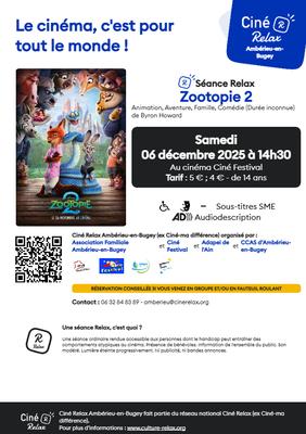 séance cinéma CinéRelax