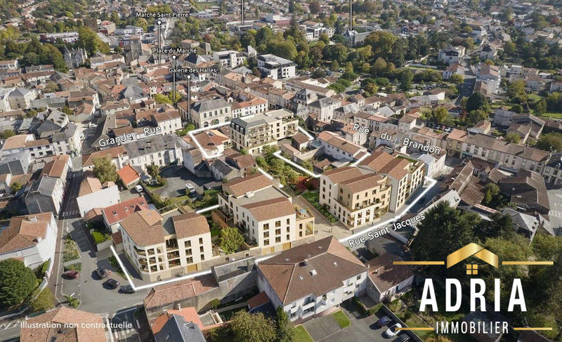 Appartement - 61 m² - 3 pièces