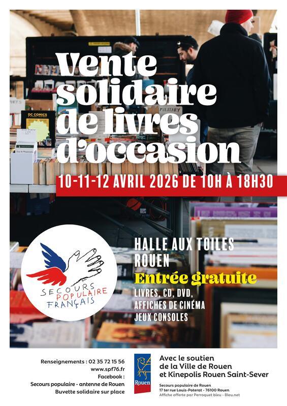 Vente solidaire de livres d'occasion