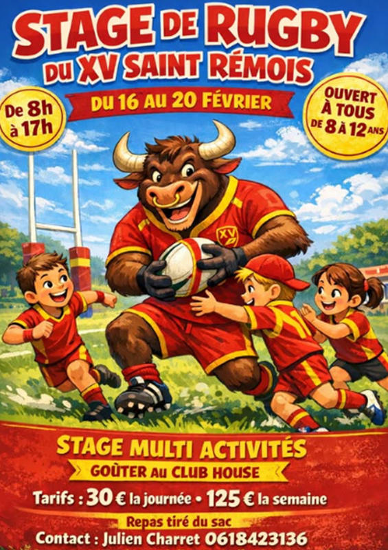 Stage de rugby du XV Saint Rémois