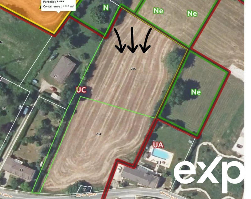 Terrain agricole - 3 100 m²