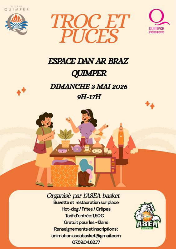 Troc et puces de l'asea basket
