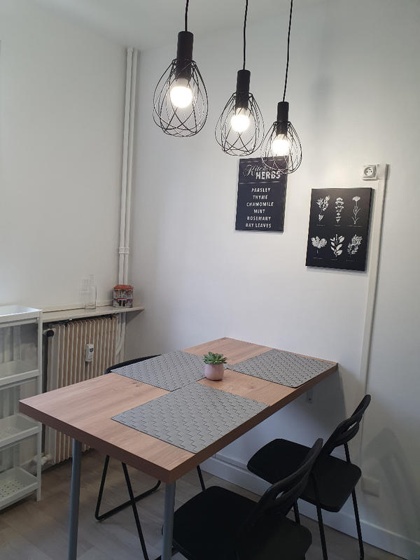 Chambre - 21 m² - 3 pièces