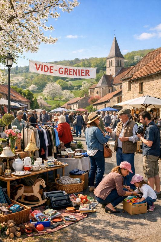 Vide-grenier et brocante de lhospitalet (46170)