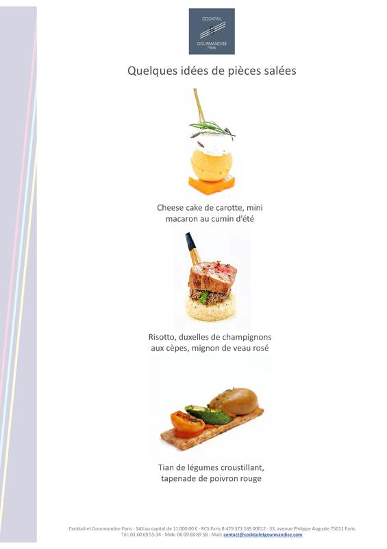 Cocktail et Gourmandise