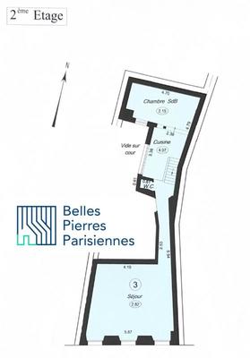 Appartement - 50 m² - 2 pièces