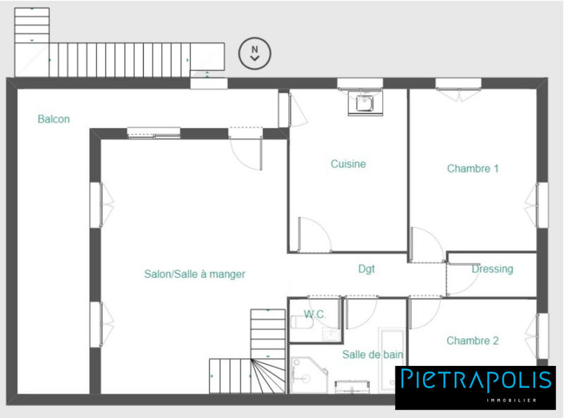 Maison - 110 m² - 5 pièces