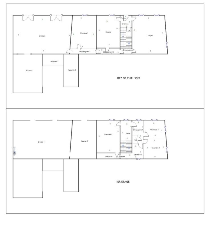Maison - 160 m² - 6 pièces
