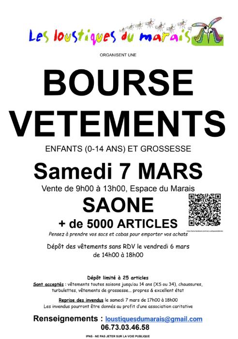 Bourse aux vêtements d'enfants et grossesse