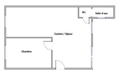 Appartement - 43 m² - 2 pièces