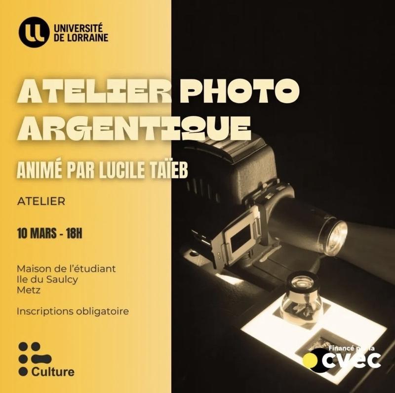 Atelier photo argentique