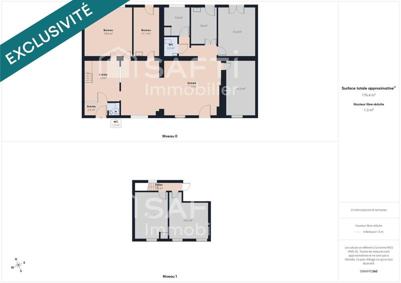 Maison - 181 m² - 8 pièces