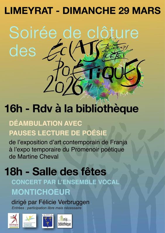 Soirée de clôture des Eclats Poétiques 2026