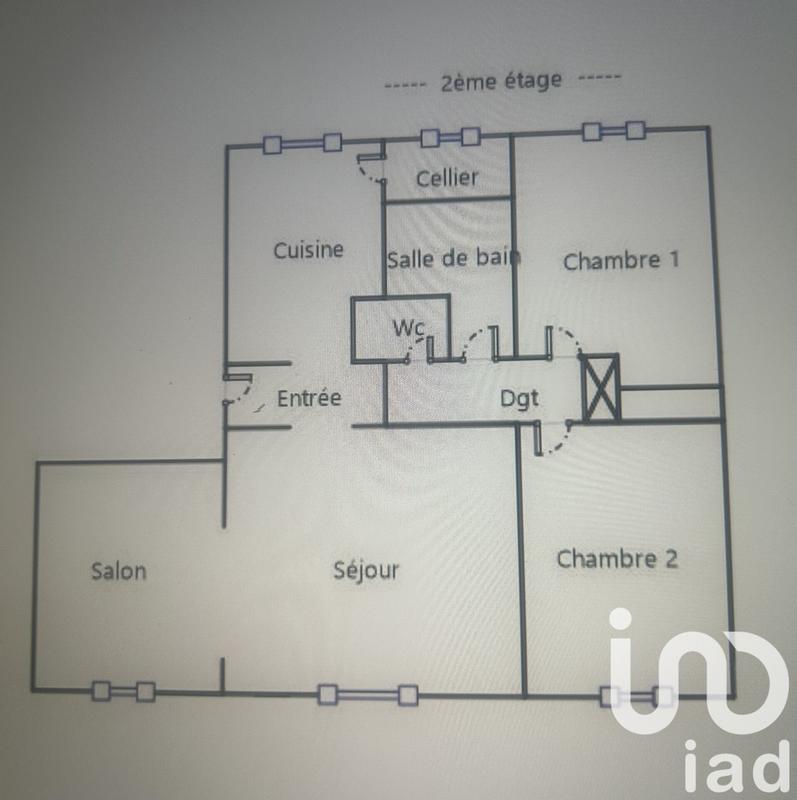 Appartement - 63 m² - 4 pièces