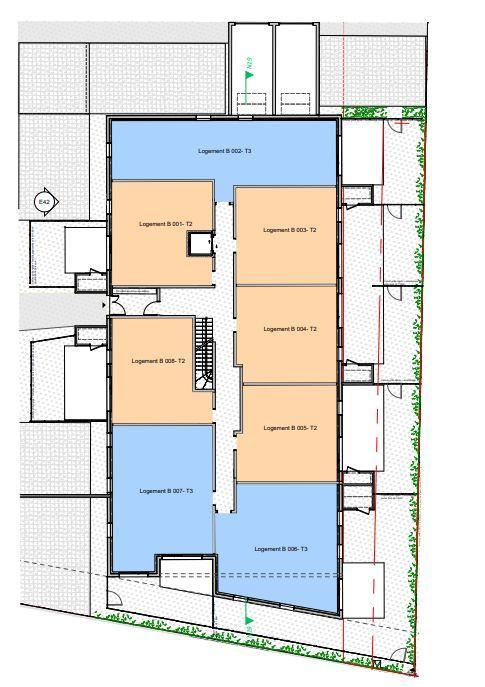 Appartement - 46 m² - 2 pièces