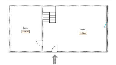 Maison - 73 m² - 3 pièces