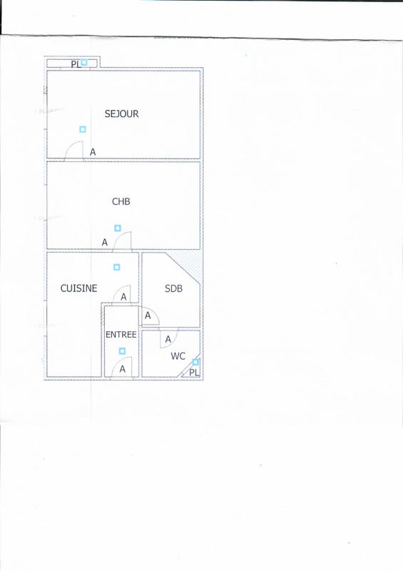 Appartement - 44 m² - 2 pièces