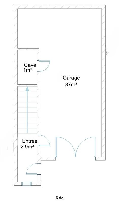 Maison de village - 62 m² - 3 pièces