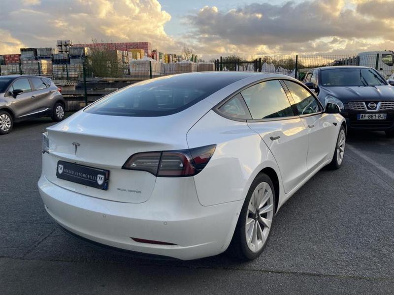 Tesla Model 3 Dual Motor Awd My21 Long Range - 1ère Main Garantie Tesla 03/2029