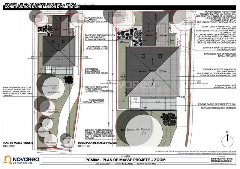 Terrain constructible - 1 073 m²