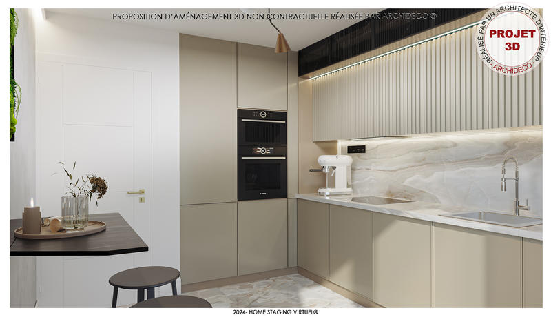 Appartement - 50 m² - 2 pièces