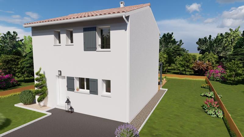 Maison - 90 m² - 5 pièces