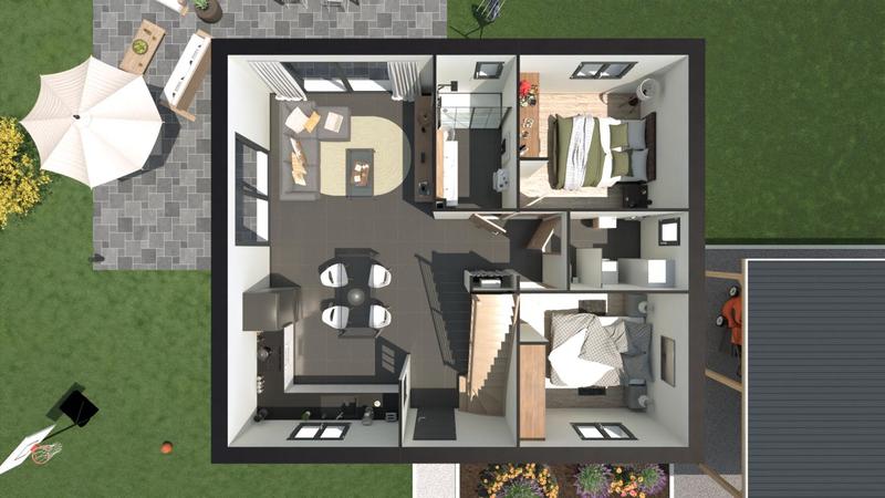 Maison - 72 m² - 3 pièces