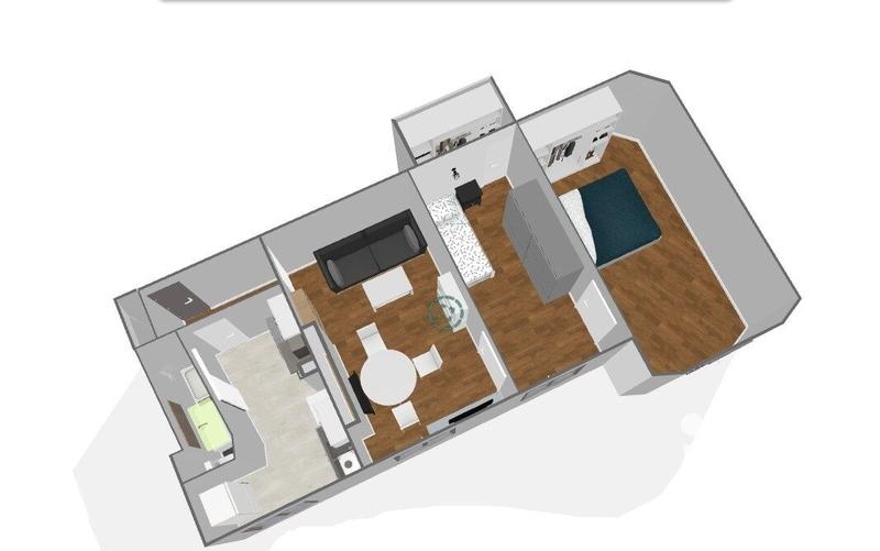 Appartement - 48 m² - 3 pièces