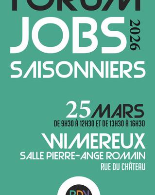 Forum job saisonnier