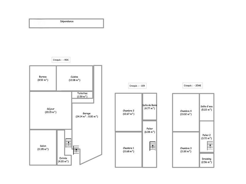 Maison ancienne - 192 m² - 8 pièces