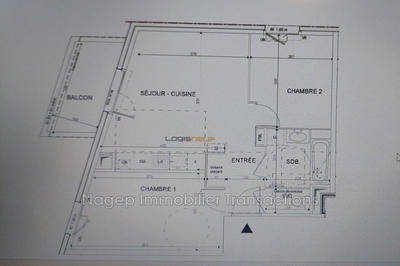 Appartement - 54 m² - 3 pièces