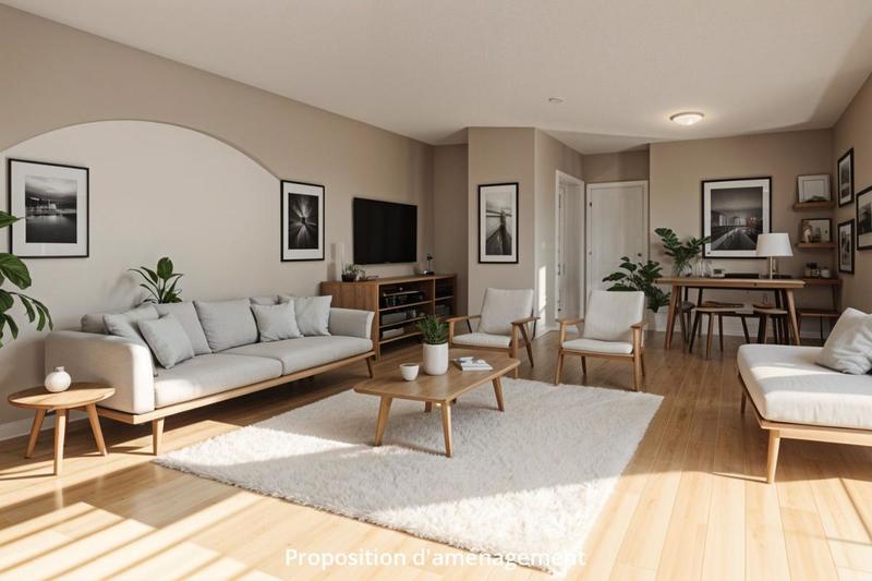 Appartement - 72 m² - 3 pièces