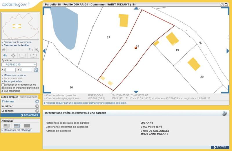 Terrain constructible - 2 469 m²