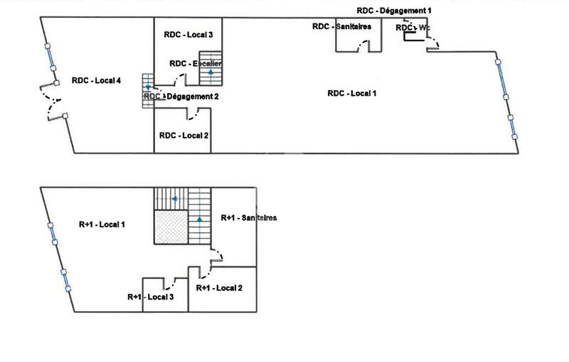 Local commercial - 305 m² - 3 pièces