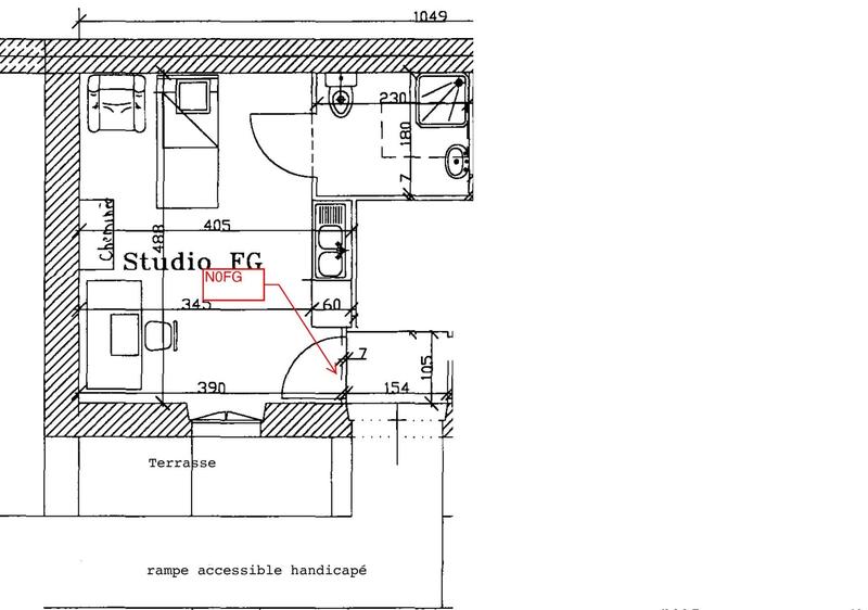 Appartement - 22 m² - 1 pièce