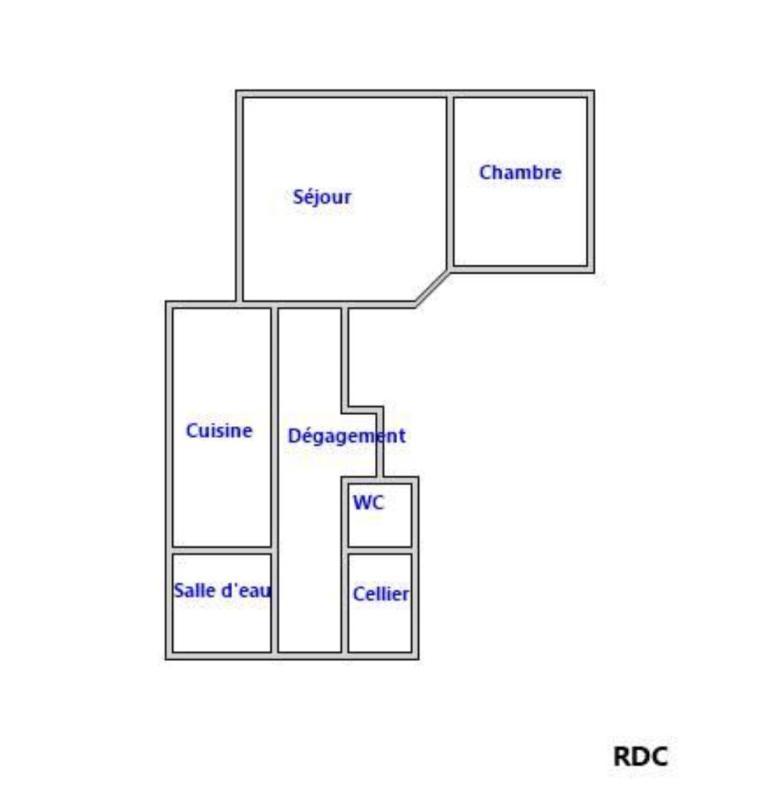 Appartement - 51 m² - 2 pièces