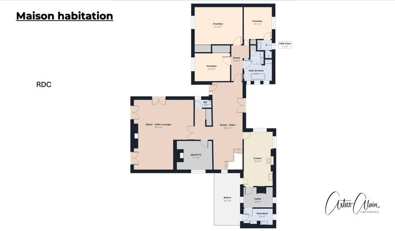 Propriété - 326 m² - 10 pièces