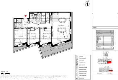 Appartement - 88 m² - 4 pièces