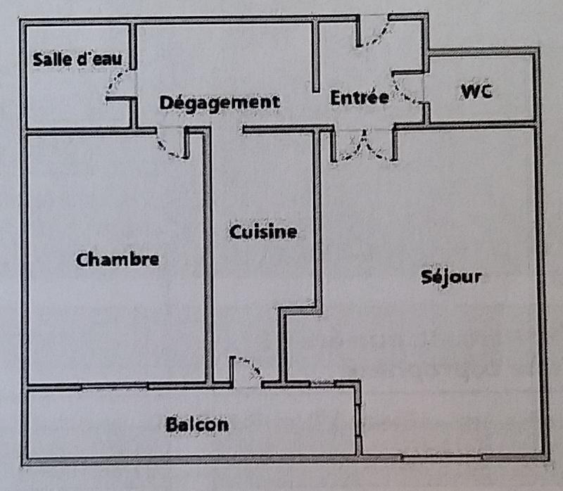 Appartement - 55 m² - 2 pièces