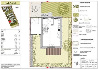 Maison - 96 m² - 4 pièces