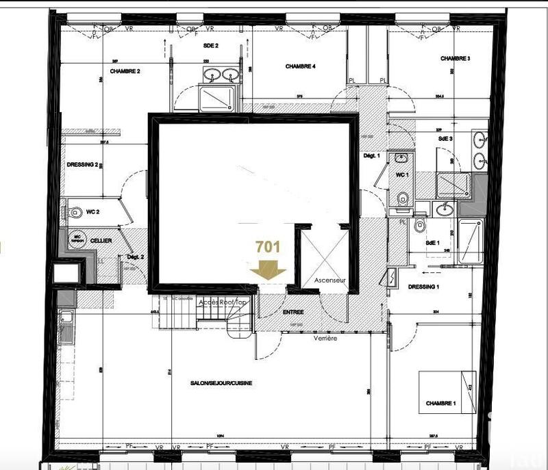 Appartement - 148 m² - 5 pièces